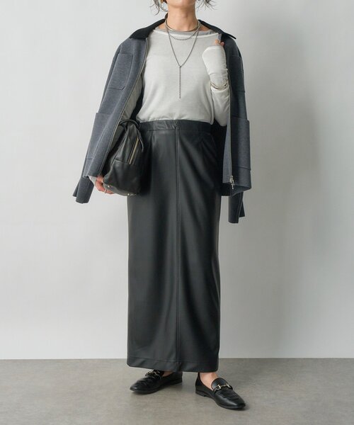 セール】合皮タイトスカート（スカート）｜RIVE DROITE（リヴドロワ