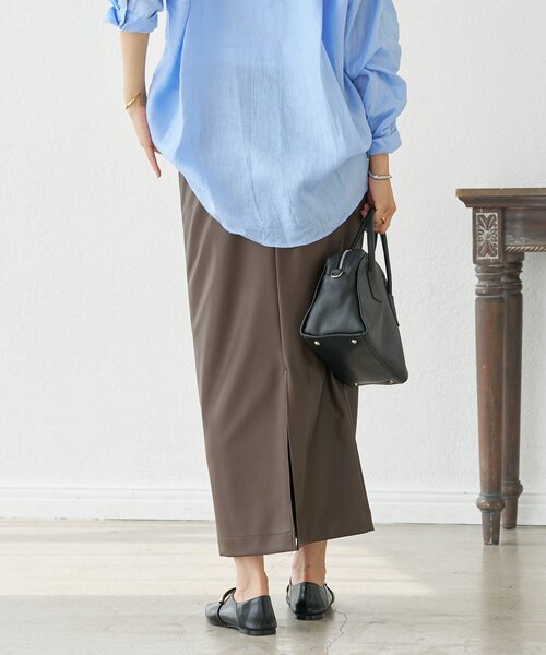 RIVE DROITE(リヴドロワ)の「合皮タイトスカート(スカート・レディース・ブラウン/ブラック・38/36)」の18枚目の写真