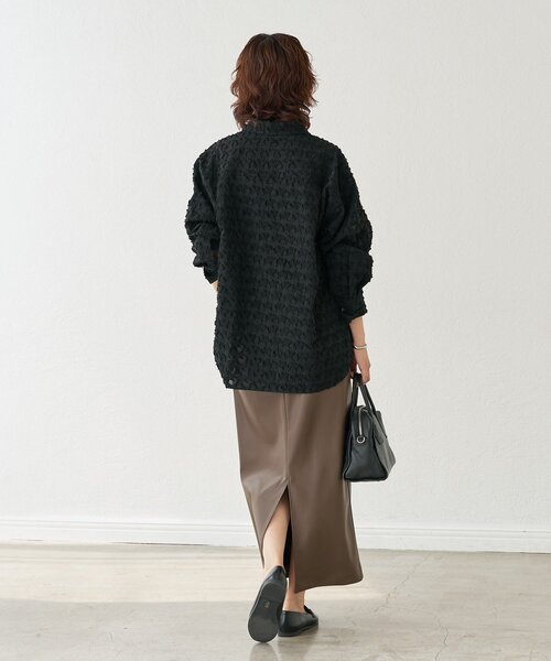 RIVE DROITE(リヴドロワ)の「合皮タイトスカート(スカート・レディース・ブラウン/ブラック・38/36)」の21枚目の写真