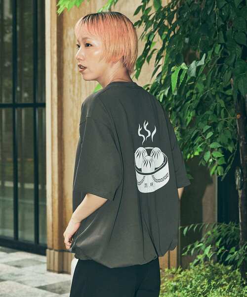 Tシャツ・カットソー Atelier Edition : 25SS / Bustier Off-Shoulder T-shirt KG Drawstring Off-Shoulder T-Shirt