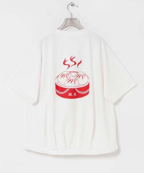 URBAN RESEARCH（アーバンリサーチ）の「551蓬莱×UR　ドロストショートスリーブTシャツ（Tシャツ/カットソー・レディース・ライトブルー/オフホワイト/チャコールグレー・X-LARGE/LARGE/MEDIUM/SMALL）」の13枚目の写真