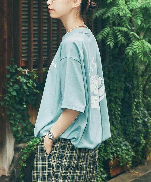URBAN RESEARCH(アーバンリサーチ)の「551蓬莱×UR ドロストショートスリーブTシャツ(Tシャツ/カットソー・レディース・ライトブルー/オフホワイト/チャコールグレー・X-LARGE/LARGE/MEDIUM/SMALL)」の11枚目の写真