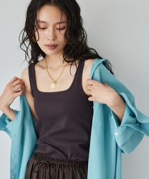 BARNYARDSTORM | BARNYARDSTORM / スクエアリブタンクトップ / マシンウォッシャブル(その他トップス)