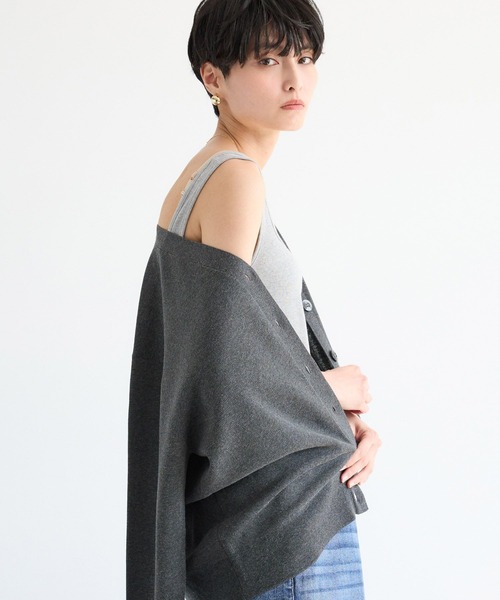 BARNYARDSTORM(バンヤードストーム)の「BARNYARDSTORM / スクエアリブタンクトップ / マシンウォッシャブル(その他トップス・レディース・グレー/ブラウン/ホワイト/ブラック・FREE)」の6枚目の写真