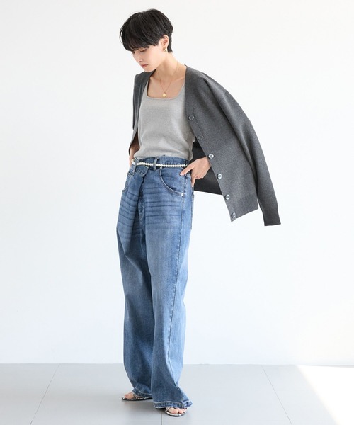 BARNYARDSTORM(バンヤードストーム)の「BARNYARDSTORM / スクエアリブタンクトップ / マシンウォッシャブル(その他トップス・レディース・グレー/ブラウン/ホワイト/ブラック・FREE)」の17枚目の写真