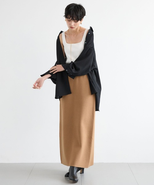 BARNYARDSTORM(バンヤードストーム)の「BARNYARDSTORM / スクエアリブタンクトップ / マシンウォッシャブル(その他トップス・レディース・グレー/ブラウン/ホワイト/ブラック・FREE)」の19枚目の写真