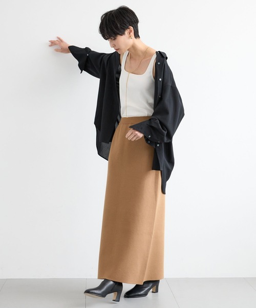 BARNYARDSTORM(バンヤードストーム)の「BARNYARDSTORM / スクエアリブタンクトップ / マシンウォッシャブル(その他トップス・レディース・グレー/ブラウン/ホワイト/ブラック・FREE)」の21枚目の写真