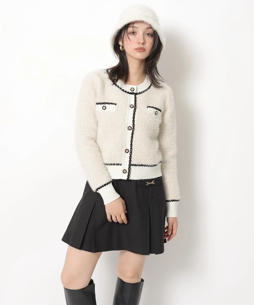 Rirandture（リランドチュール）の「ボックスプリーツミニスカート（スカート・レディース・チャコールグレー/モカ/ブラック・2/1/0）」の17枚目の写真