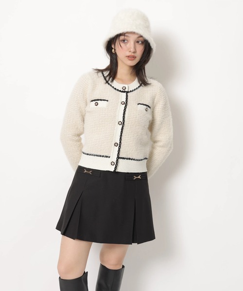 Rirandture（リランドチュール）の「ボックスプリーツミニスカート（スカート・レディース・チャコールグレー/モカ/ブラック・2/1/0）」の18枚目の写真