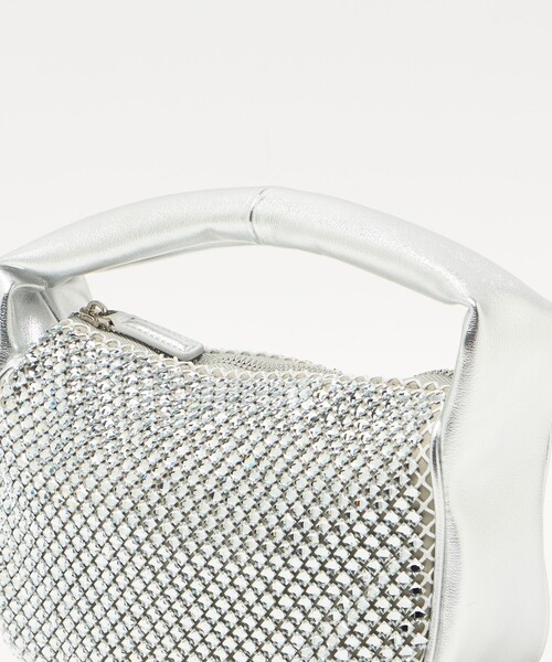 UNITED ARROWS（ユナイテッドアローズ）の「SPARKLE ワンハンドル バッグ（ハンドバッグ・レディース・シルバー/ブラック・FREE）」の11枚目の写真