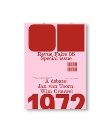 VILLA BOOKS(B ubNX)REVUE FAIRE - TO LOOK AT THINGS #38 - SPECIAL ISSUE: A DEBATE: JAN VAN TOORN, WIM CROUWEL({)