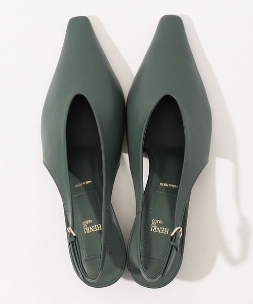 HENRI EN VARGO（ヘンリエンヴァーゴ）の「HENRI EN VARGO YVES パンプス（パンプス・レディース・ライトベージュ/オリーブ・36.5/37.5/35.5）」の7枚目の写真