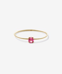 ESTELLE（エステール）の「10月誕生石 K10 イエローゴールド ピンクトルマリン リング（指輪） ESTELLE/エステール WEB限定（リング）」