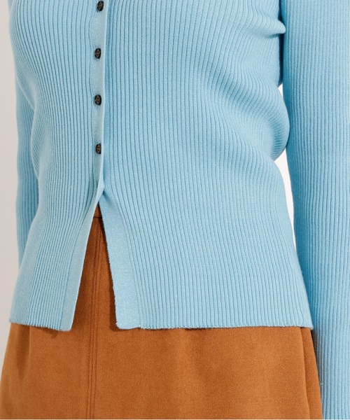 N.(N. Natural Beauty Basic)(エヌエヌナチュラルビューティーベーシック)の「ポロカラーリブニット(ポロシャツ・レディース・レッド/ブルー/グレー・MEDIUM)」の16枚目の写真