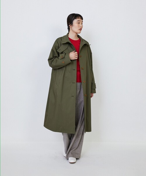 LOISIR(ロワズィール)の「【MTサイズ有り】ギャバジンストレートパンツ(その他パンツ・レディース・ブラック/グレー・M/MT)」の10枚目の写真