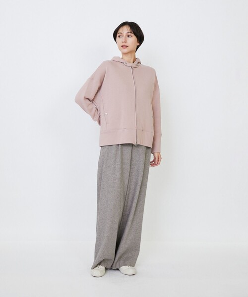 LOISIR(ロワズィール)の「【MTサイズ有り】ギャバジンストレートパンツ(その他パンツ・レディース・ブラック/グレー・M/MT)」の9枚目の写真