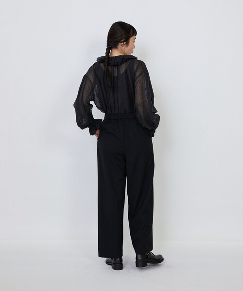 LOISIR(ロワズィール)の「【MTサイズ有り】ギャバジンストレートパンツ(その他パンツ・レディース・ブラック/グレー・M/MT)」の19枚目の写真