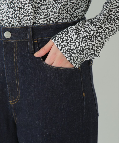 Healthy denim（ヘルシーデニム）の「◆【Healthy Denimコラボ】デニムセミワイド（デニムパンツ・レディース・ネイビー・SMALL/MEDIUM/LARGE）」の11枚目の写真