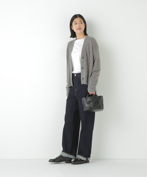 Healthy denim（ヘルシーデニム）の「◆【Healthy Denimコラボ】デニムセミワイド（デニムパンツ・レディース・ネイビー・SMALL/MEDIUM/LARGE）」の3枚目の写真