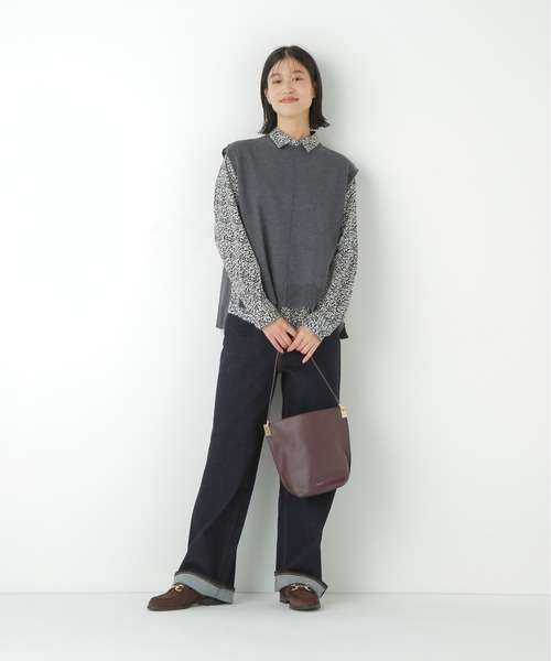 Healthy denim（ヘルシーデニム）の「◆【Healthy Denimコラボ】デニムセミワイド（デニムパンツ・レディース・ネイビー・SMALL/MEDIUM/LARGE）」の7枚目の写真