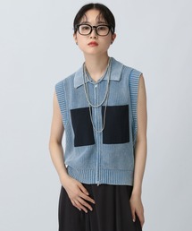 LEPSIM | 加工WZIPベスト 581582(ベスト)