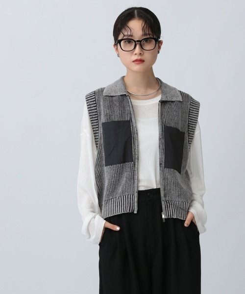 レプシィム　ゆきは　ベスト 新品 LEPSIM レプシィム ゆきは企画 ギャザー2WAYベスト