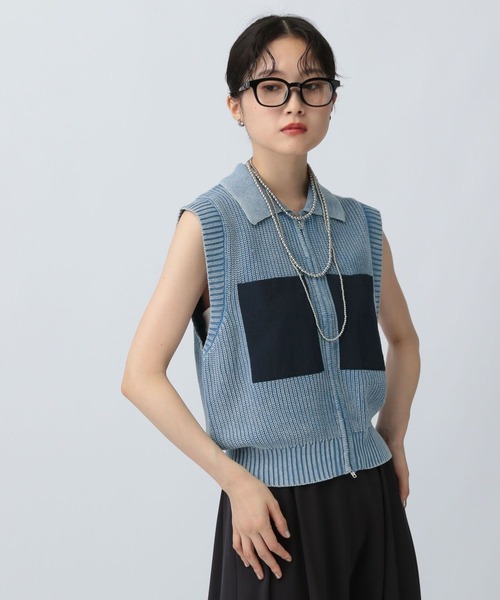 新品未使用　レプシィム 刺繍ベスト　ホワイト　完売品 刺繍ベスト 290512（ベスト）｜LEPSIM（レプシィム）の