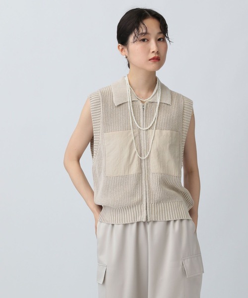 LEPSIM♡新品ゆきはベスト 生産余剰分追加販売 》【ゆきは企画】ギャザー2WAYベスト