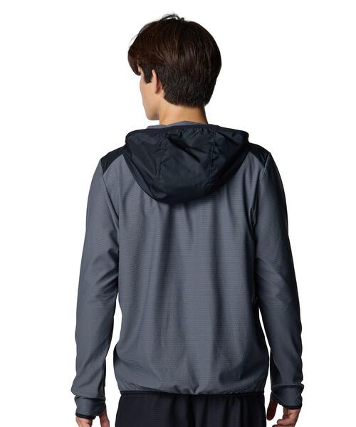 UNDER ARMOUR(アンダーアーマー)の「UAモチベート リブ ハイブリッド フーディー(トレーニング/メンズ)(その他アウター・メンズ・グレー×ホワイト・L/M/XL/3XL/S/2XL)」の3枚目の写真
