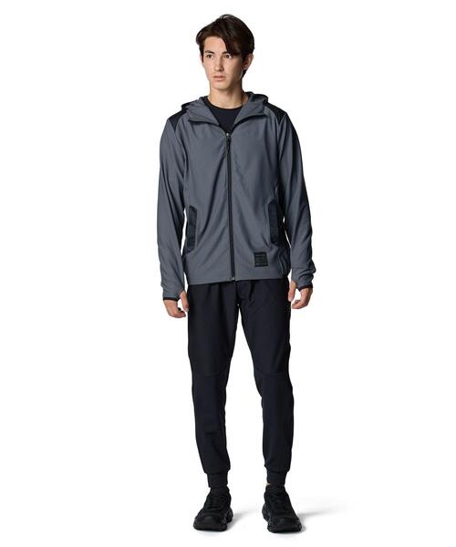 UNDER ARMOUR(アンダーアーマー)の「UAモチベート リブ ハイブリッド フーディー(トレーニング/メンズ)(その他アウター・メンズ・グレー×ホワイト・L/M/XL/3XL/S/2XL)」の4枚目の写真