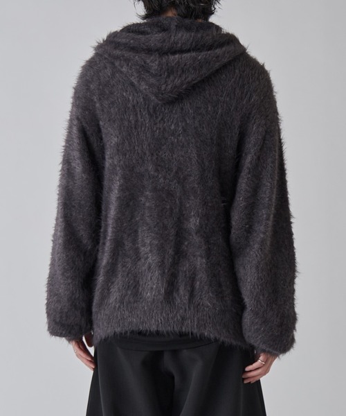 Lui's（ルイス）の「MIXシャギージップフーディ（ニット/セーター・メンズ・グレー/ダークグレー/ブラック・M/S）」の18枚目の写真