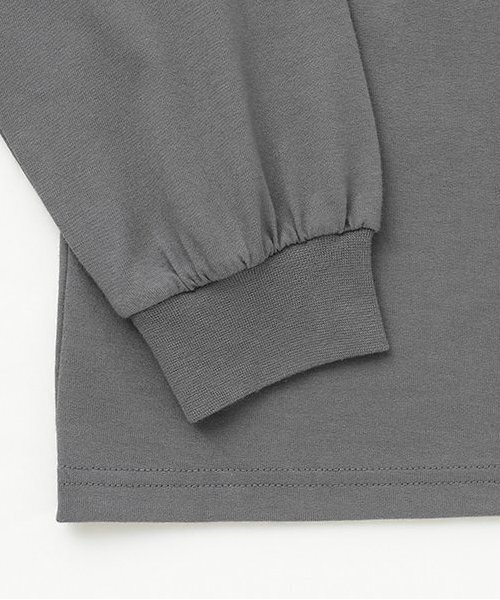 b・ROOM（ビールーム）の「【MNCM】【セットアップ可】【カイテキ天竺】ポケットビッグTシャツ（Tシャツ/カットソー・キッズ・チャコール/ブラック/ダークブラウン/カーキ・140cm/130cm/150cm/120cm/110cm）」の9枚目の写真