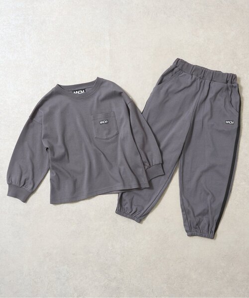 b・ROOM（ビールーム）の「【MNCM】【セットアップ可】【カイテキ天竺】ポケットビッグTシャツ（Tシャツ/カットソー・キッズ・チャコール/ブラック/ダークブラウン/カーキ・140cm/130cm/150cm/120cm/110cm）」の15枚目の写真