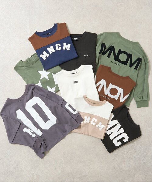b・ROOM（ビールーム）の「【MNCM】【セットアップ可】【カイテキ天竺】ポケットビッグTシャツ（Tシャツ/カットソー・キッズ・チャコール/ブラック/ダークブラウン/カーキ・140cm/130cm/150cm/120cm/110cm）」の19枚目の写真