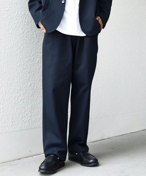 SHIPS any（シップス エニィ）の「SHIPS any: SORONA(R) ライト ツイル ストレッチ イージーパンツ(セットアップ対応)◇（その他パンツ・メンズ・グレー/オリーブ/ネイビー/ベージュ・MEDIUM/SMALL/X-LARGE/LARGE）」の4枚目の写真