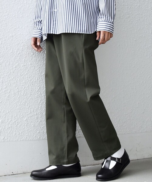 SHIPS any（シップス エニィ）の「SHIPS any: SORONA(R) ライト ツイル ストレッチ イージーパンツ(セットアップ対応)◇（その他パンツ・メンズ・グレー/オリーブ/ネイビー/ベージュ・MEDIUM/SMALL/X-LARGE/LARGE）」の3枚目の写真