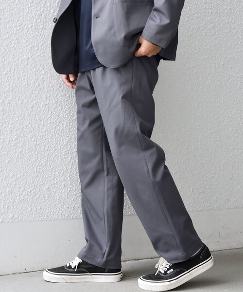 SHIPS any（シップス エニィ）の「SHIPS any: SORONA(R) ライト ツイル ストレッチ イージーパンツ(セットアップ対応)◇（その他パンツ・メンズ・グレー/オリーブ/ネイビー/ベージュ・MEDIUM/SMALL/X-LARGE/LARGE）」の8枚目の写真