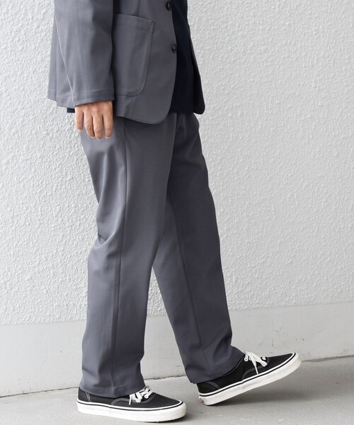 SHIPS any（シップス エニィ）の「SHIPS any: SORONA(R) ライト ツイル ストレッチ イージーパンツ(セットアップ対応)◇（その他パンツ・メンズ・グレー/オリーブ/ネイビー/ベージュ・MEDIUM/SMALL/X-LARGE/LARGE）」の9枚目の写真