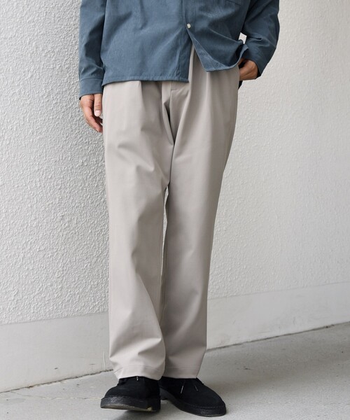 SHIPS any（シップス エニィ）の「SHIPS any: SORONA(R) ライト ツイル ストレッチ イージーパンツ(セットアップ対応)◇（その他パンツ・メンズ・グレー/オリーブ/ネイビー/ベージュ・MEDIUM/SMALL/X-LARGE/LARGE）」の12枚目の写真