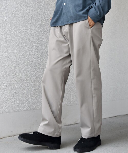 SHIPS any（シップス エニィ）の「SHIPS any: SORONA(R) ライト ツイル ストレッチ イージーパンツ(セットアップ対応)◇（その他パンツ・メンズ・グレー/オリーブ/ネイビー/ベージュ・MEDIUM/SMALL/X-LARGE/LARGE）」の13枚目の写真