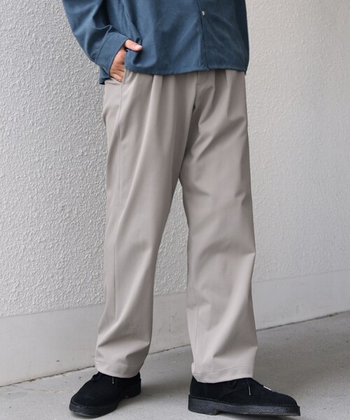 SHIPS any（シップス エニィ）の「SHIPS any: SORONA(R) ライト ツイル ストレッチ イージーパンツ(セットアップ対応)◇（その他パンツ・メンズ・グレー/オリーブ/ネイビー/ベージュ・MEDIUM/SMALL/X-LARGE/LARGE）」の14枚目の写真