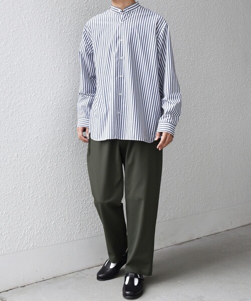 SHIPS any（シップス エニィ）の「SHIPS any: SORONA(R) ライト ツイル ストレッチ イージーパンツ(セットアップ対応)◇（その他パンツ・メンズ・グレー/オリーブ/ネイビー/ベージュ・MEDIUM/SMALL/X-LARGE/LARGE）」の15枚目の写真