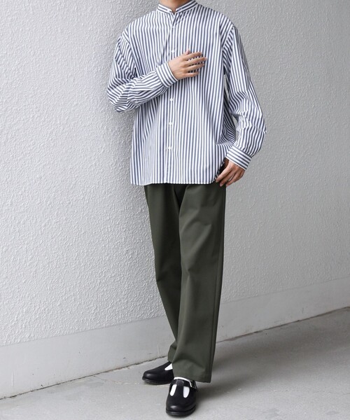 SHIPS any（シップス エニィ）の「SHIPS any: SORONA(R) ライト ツイル ストレッチ イージーパンツ(セットアップ対応)◇（その他パンツ・メンズ・グレー/オリーブ/ネイビー/ベージュ・MEDIUM/SMALL/X-LARGE/LARGE）」の16枚目の写真