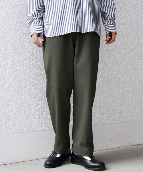 SHIPS any（シップス エニィ）の「SHIPS any: SORONA(R) ライト ツイル ストレッチ イージーパンツ(セットアップ対応)◇（その他パンツ・メンズ・グレー/オリーブ/ネイビー/ベージュ・MEDIUM/SMALL/X-LARGE/LARGE）」の17枚目の写真