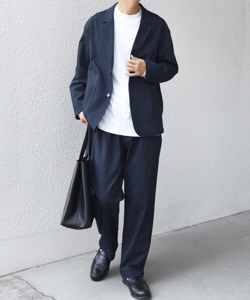 SHIPS any（シップス エニィ）の「SHIPS any: SORONA(R) ライト ツイル ストレッチ イージーパンツ(セットアップ対応)◇（その他パンツ・メンズ・グレー/オリーブ/ネイビー/ベージュ・MEDIUM/SMALL/X-LARGE/LARGE）」の20枚目の写真