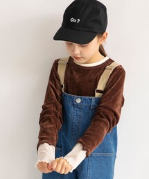 EDWIN | 【Ou? by EDWIN】ベロア調シアー長袖Tシャツ(Tシャツ/カットソー)