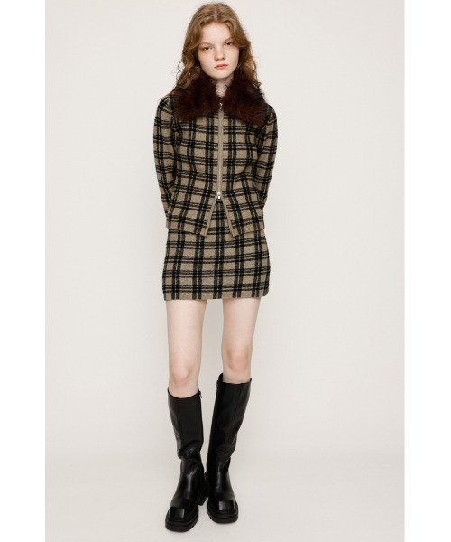 SLY(スライ)の「SHORTS IN KNIT S/SK ショーツイン ニット ショートスカート 秋服 冬服(スカート・レディース・ブラック系その他2/杢グレー/ブラウン/ベージュ系その他・FREE)」の17枚目の写真