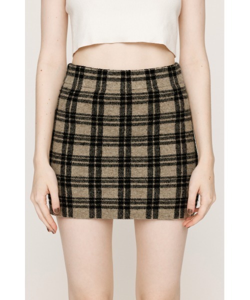 SLY(スライ)の「SHORTS IN KNIT S/SK ショーツイン ニット ショートスカート 秋服 冬服(スカート・レディース・ブラック系その他2/杢グレー/ブラウン/ベージュ系その他・FREE)」の19枚目の写真