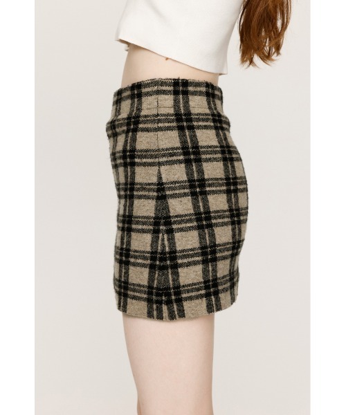 SLY(スライ)の「SHORTS IN KNIT S/SK ショーツイン ニット ショートスカート 秋服 冬服(スカート・レディース・ブラック系その他2/杢グレー/ブラウン/ベージュ系その他・FREE)」の20枚目の写真