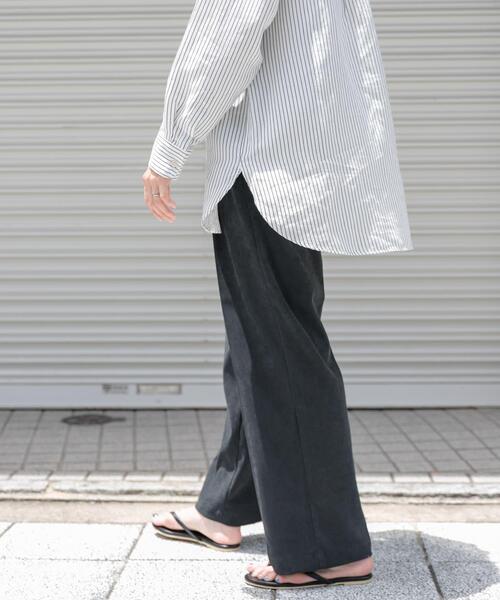 FORK&SPOON(フォークアンドスプーン)の「FORK&SPOON スエードライクパンツ(その他パンツ・レディース・ブラック系その他/ベージュ系その他・2/1)」の9枚目の写真